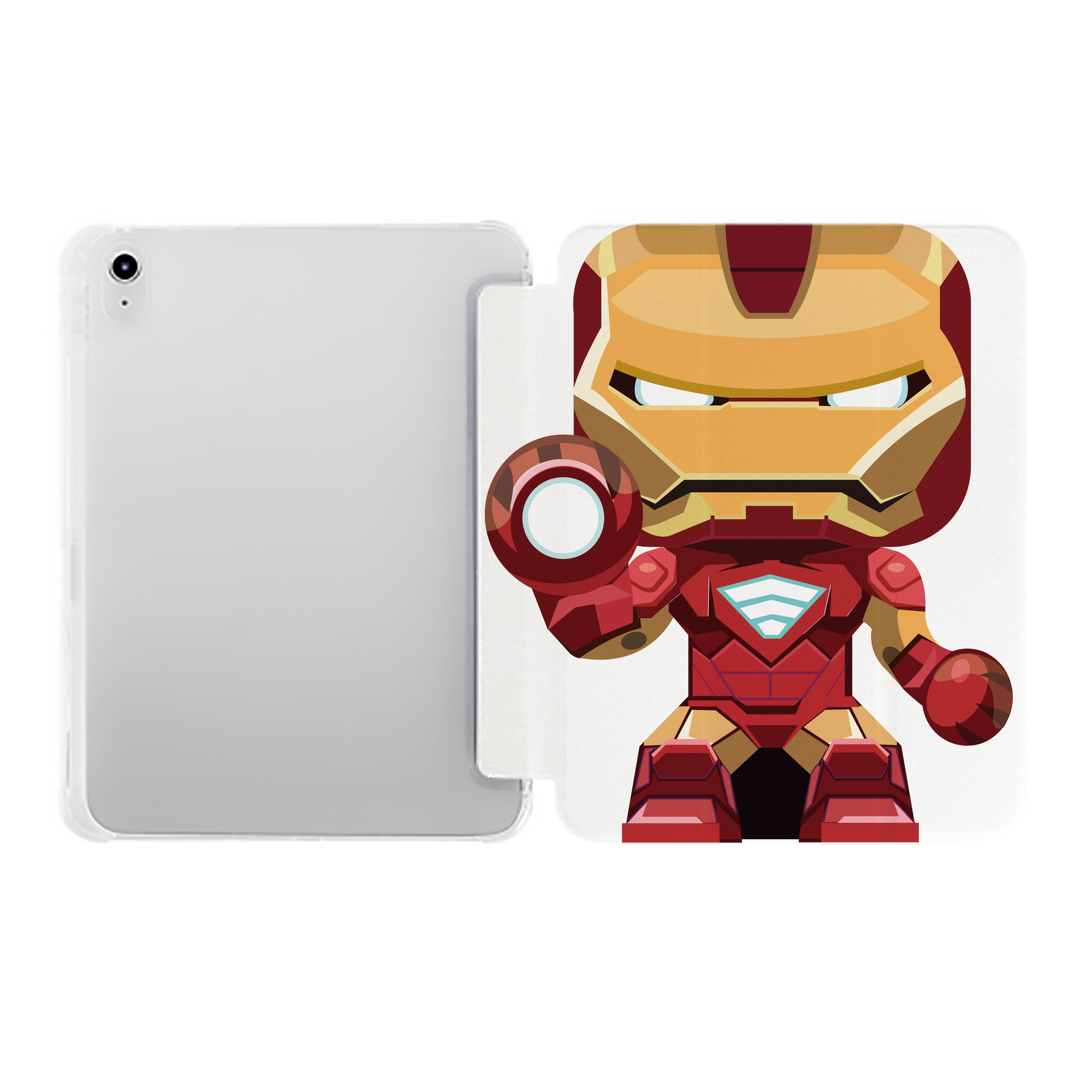 （画像用） アベンジャーズ The Avengers IPad ケース ペン収納付き 三つ折りスタンド PUレザー×シリコン 対応機種9.5/10.5/10.9インチ
